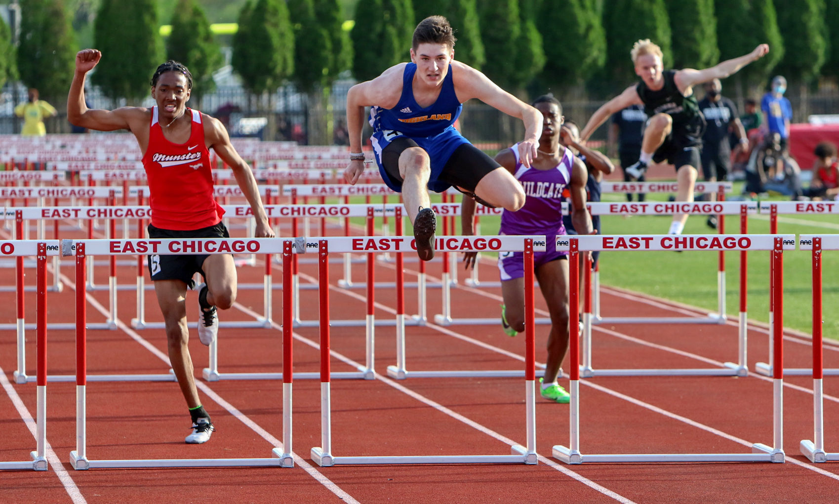 East Chicago Central Boys track sectional hosted.